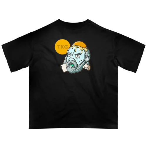 【バックプリント】卵かけガリレオ Oversized T-Shirt