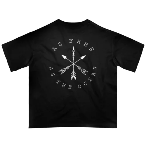 as free as the ocean オーバーサイズTシャツ