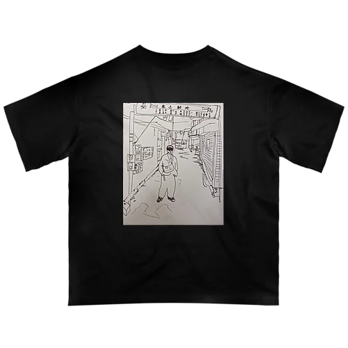 佇む人 Oversized T-Shirt