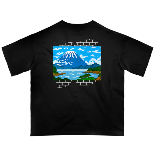 ドット絵の銭湯絵 Oversized T-Shirt