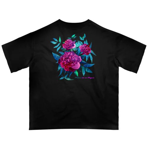 芍薬 Oversized T-Shirt