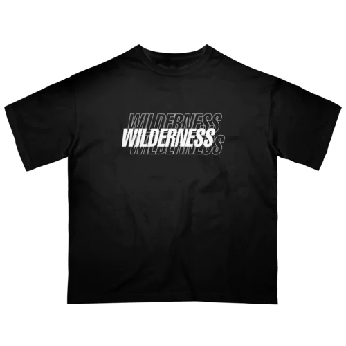 Wilderness goods black オーバーサイズTシャツ