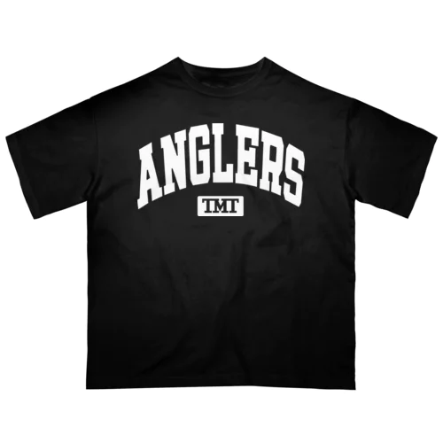 ANGLERS（ホワイト文字・大） Oversized T-Shirt