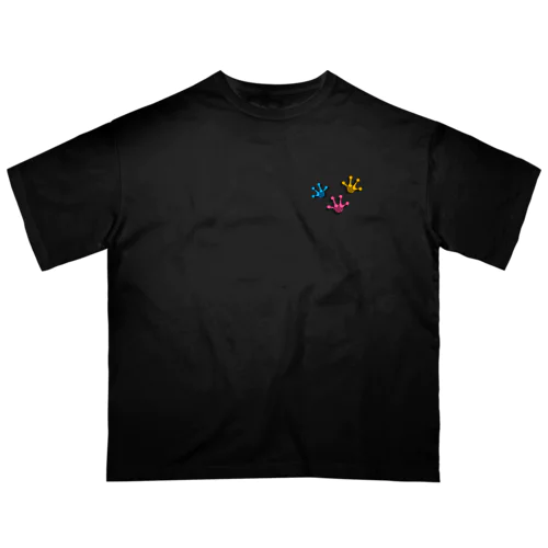 WEBの中の蛙 てぇーシャツ Oversized T-Shirt