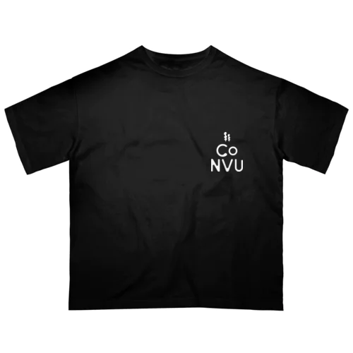 CoNVU（白：ロゴのみ） オリジナルグッズ オーバーサイズTシャツ