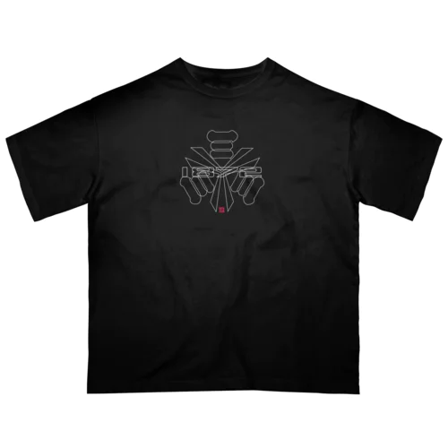 山三山三山三(1872) オーバーサイズTシャツ