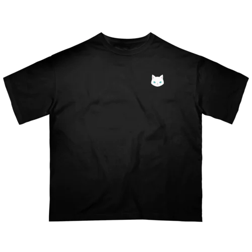 白猫オーバーサイズT オーバーサイズTシャツ