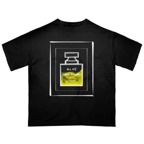 香水5ブラック オーバーサイズTシャツ