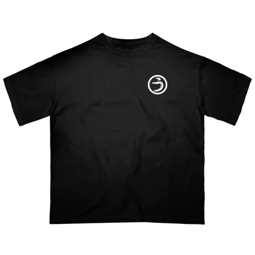 まる「う」白 オーバーサイズTシャツ