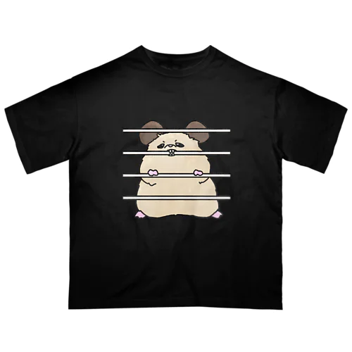 キンクマハムスター ゲージ噛み オーバーサイズTシャツ