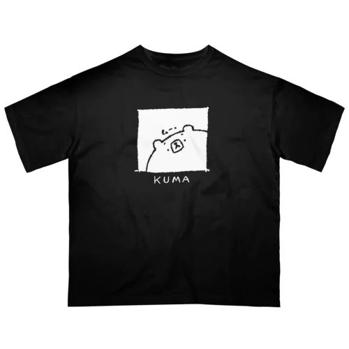 モノクロくま オーバーサイズTシャツ