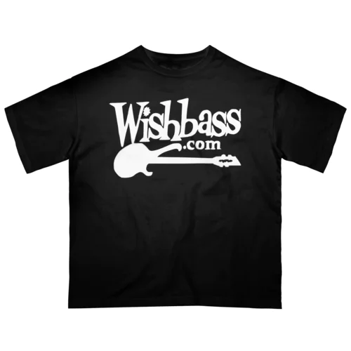 Wishbass Tee (White Logo) Oversized T-Shirt