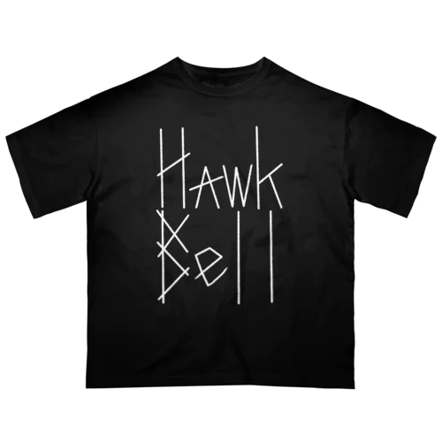 Hawk Bell Logo White Oversized T-Shirt