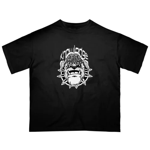 bulldog Black Oversized T-Shirt