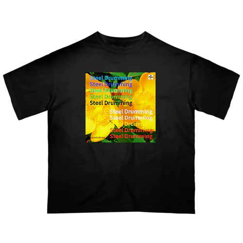 22-Steel Drumming Oversized T-Shirt