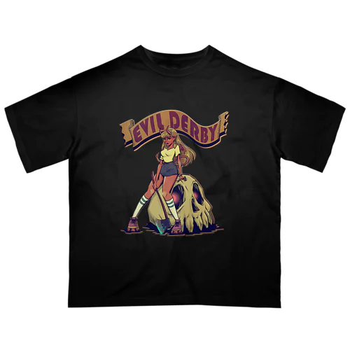 "Evil Derby" オーバーサイズTシャツ