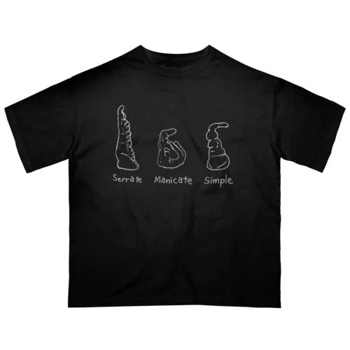 caecum 濃色 オーバーサイズTシャツ