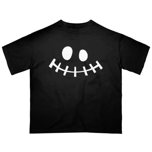 ハロウィンのどくろ オーバーサイズTシャツ