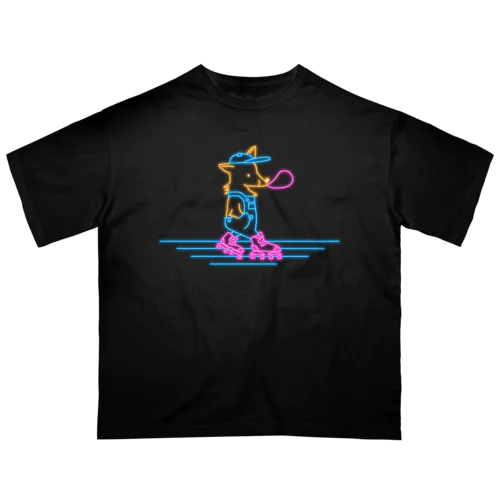 neon take it easy オーバーサイズTシャツ