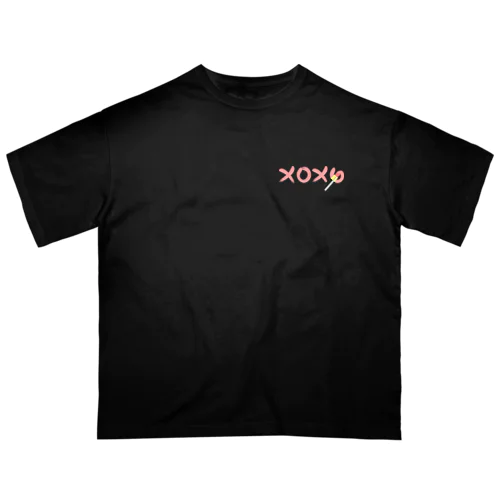 ワンポイント　xoxo Oversized T-Shirt