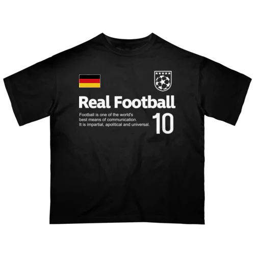 リアルフットボール ドイツ オーバーサイズTシャツ