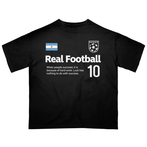 リアルフットボール アルゼンチン オーバーサイズTシャツ