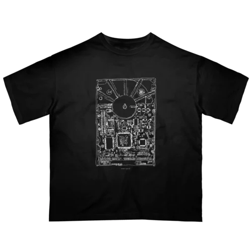 inner world_whiteprint オーバーサイズTシャツ