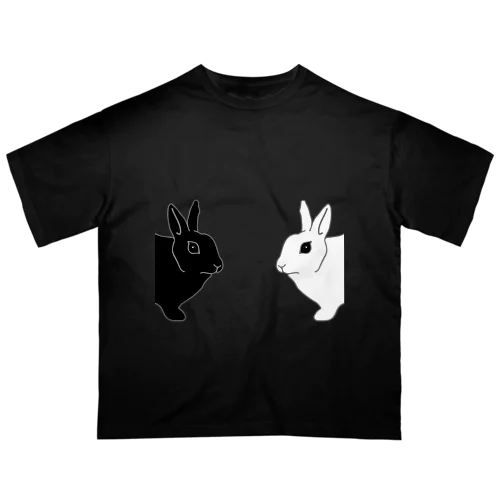 お見合いうさぎ オーバーサイズTシャツ