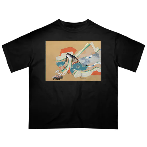 日本画：上村松園_伊勢大輔(1929) オーバーサイズTシャツ