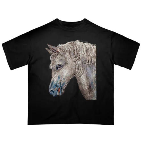 Wild Horse　横顔 オーバーサイズTシャツ