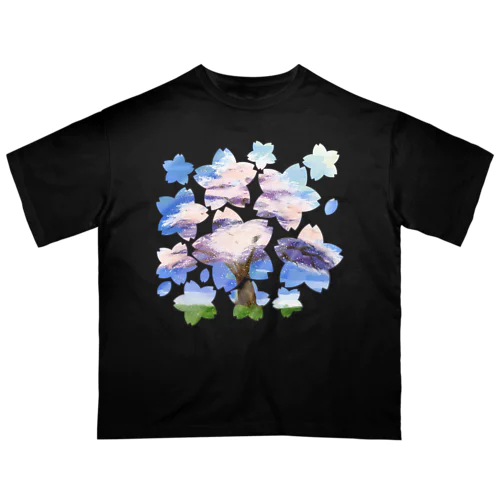 桜満開 オーバーサイズTシャツ