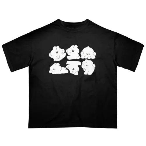 うさちゃん密集 オーバーサイズTシャツ