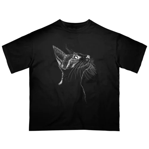 ほっそり猫ちゃん オーバーサイズTシャツ