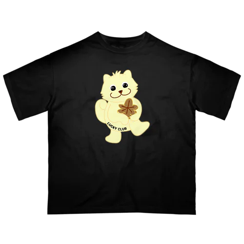 もみじまんじゅう大好きラッキーちゃん オーバーサイズTシャツ