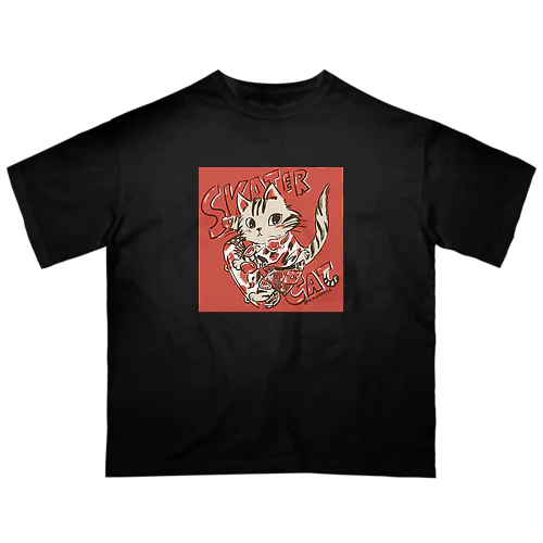 SKATER CAT Oversized T-Shirt