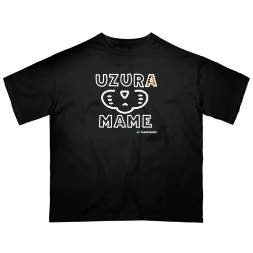 白 UZURA MAME  オーバーサイズTシャツ