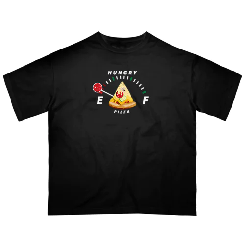 腹ペコゲージ　ピザ　B*M オーバーサイズTシャツ