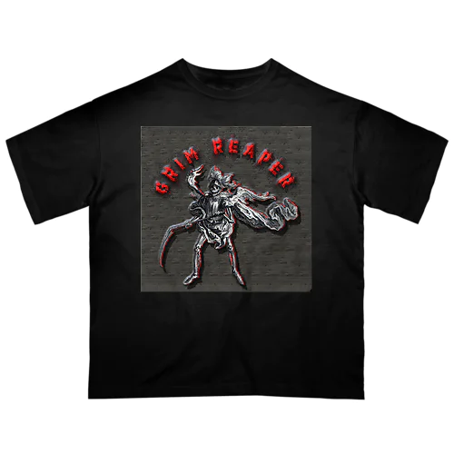 Grim Reaperー鎧を着た死神 オーバーサイズTシャツ