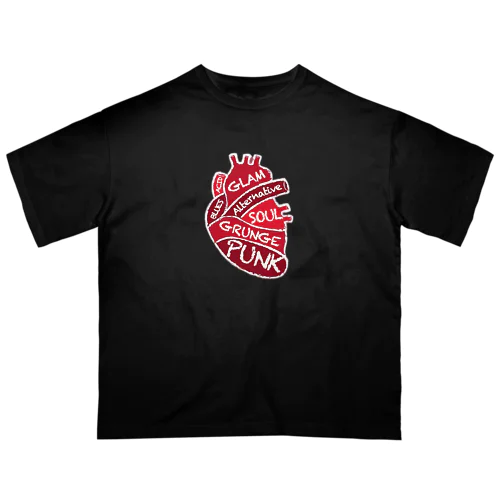 ハートROCK Oversized T-Shirt