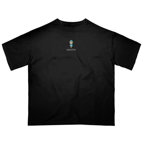 No.072 ふかひれ【黒ロゴ】 オーバーサイズTシャツ