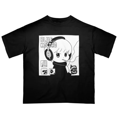 ブルーなココロ Oversized T-Shirt