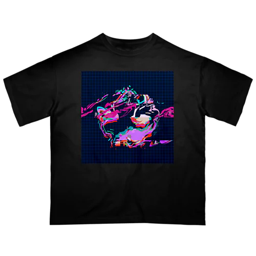 構築01_magenta オーバーサイズTシャツ