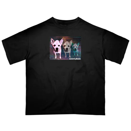 sasami おねだり犬 オーバーサイズTシャツ