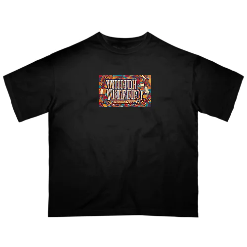 実在しない大学シリーズ「Winthrop University」のロゴTシャツ オーバーサイズTシャツ