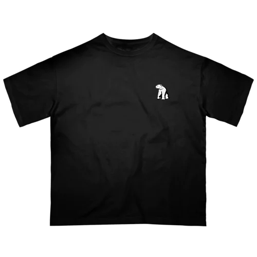 シロクマデザインワンポイントバージョン Oversized T-Shirt