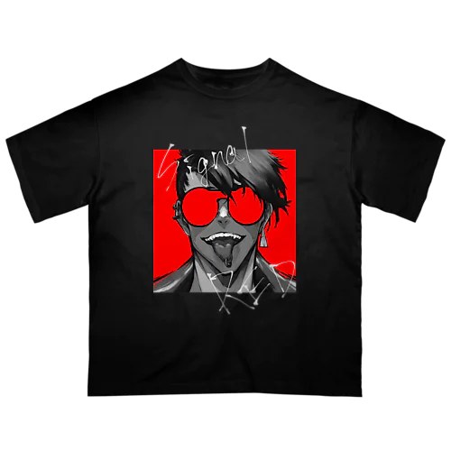 signal RED オーバーサイズTシャツ