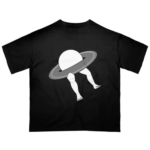 足の生えた星 Oversized T-Shirt