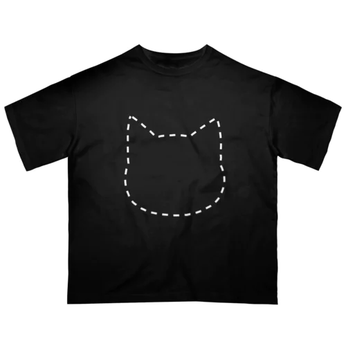 とうめいねこちゃん(白) Oversized T-Shirt