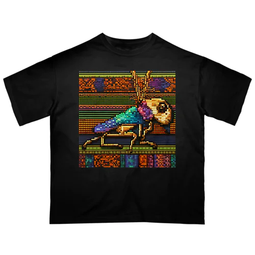 昆虫　ドット絵 Oversized T-Shirt