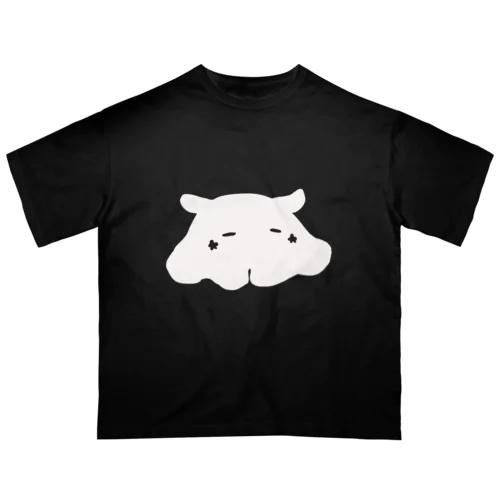 白色メンダコとけちゃった！ オーバーサイズTシャツ